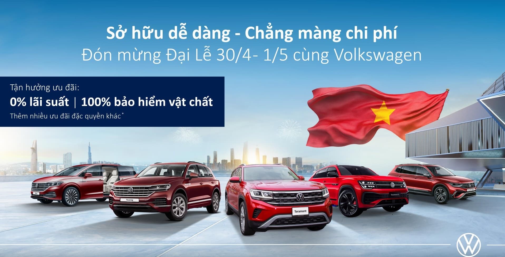 Chương trình khuyến mại 30/04 cùng Volkswagen Hà Nội